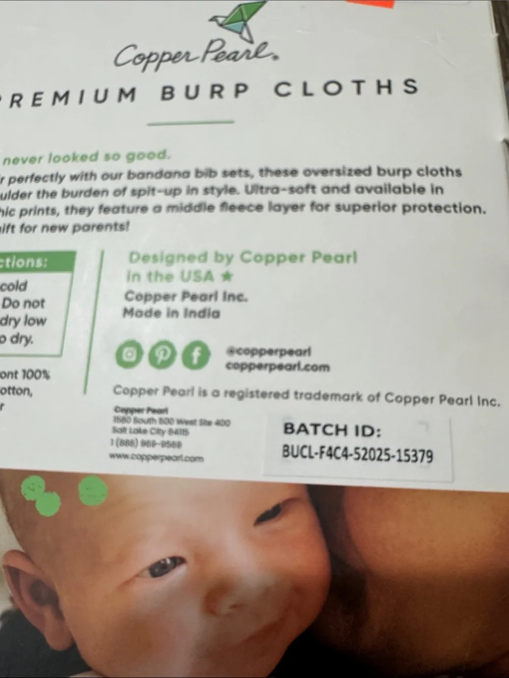 Copper Pearl, Neat & Dreamgro Burp Cloth Bundle | 9 Cloths | NWT + EUC